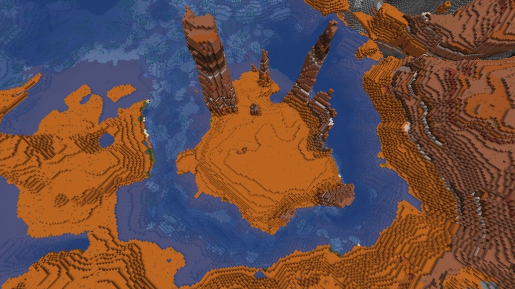 20 Best Minecraft Island Seeds In 2024 Badlands Island