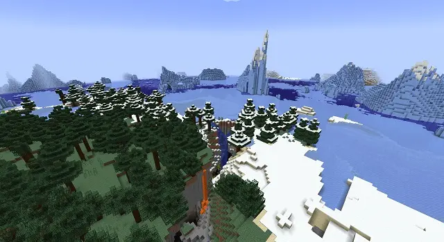 20 Best Minecraft Island Seeds In 2024 Stuck In Ice With Exposed Lush Cave