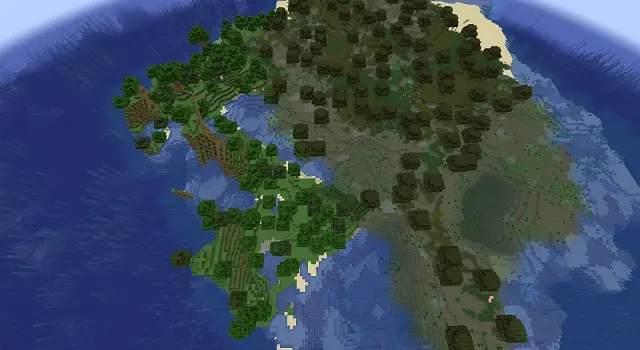 20 Best Minecraft Island Seeds In 2024 Swamp Forest Next To Mushroom Fields