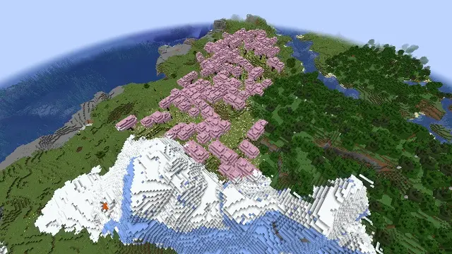 30 Best Cherry Blossom Seeds In Minecraft 2024 A Forest Of The Frozen Village