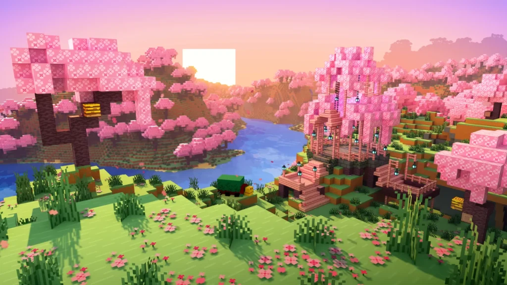 30 Best Cherry Blossom Seeds In Minecraft 2024 Picturesque Cherry Biome