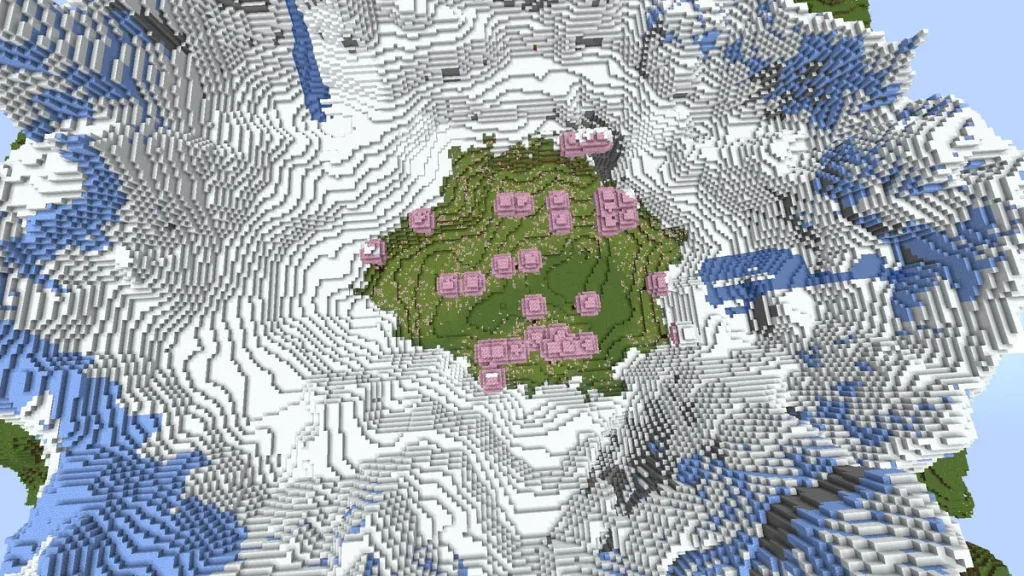 30 Best Cherry Blossom Seeds In Minecraft 2024 Snowy Cherry Oasis