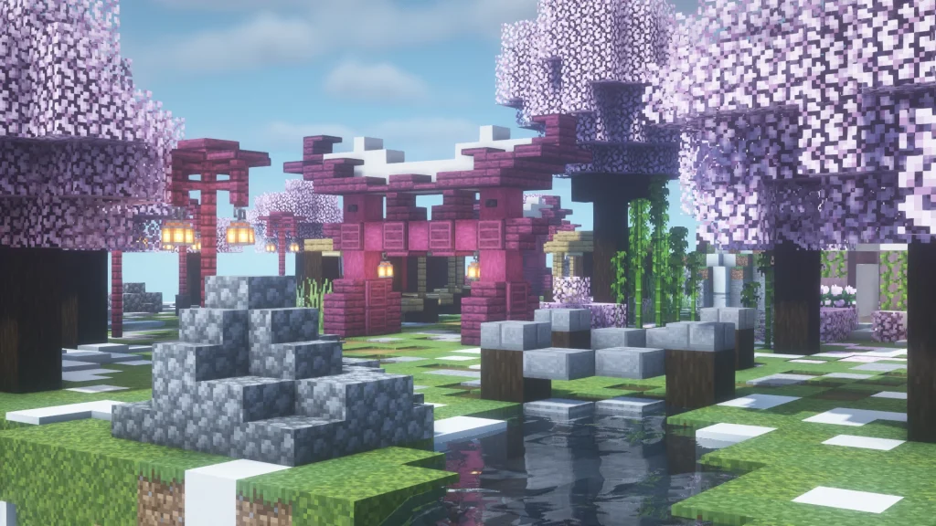 30 Best Cherry Blossom Seeds In Minecraft 2024 Spawn On A Peak Of Minecraft Cherry Blossom