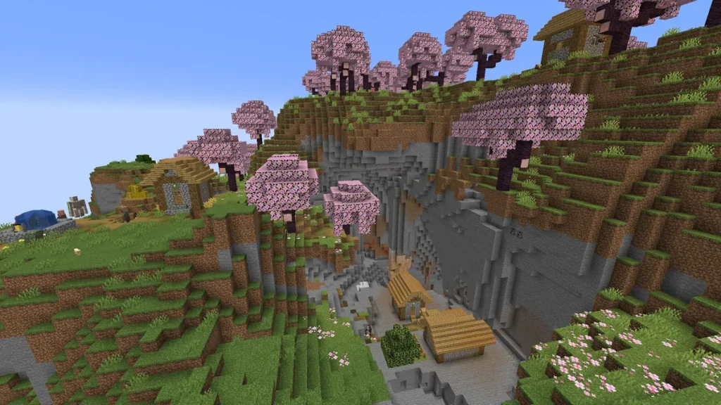 30 Best Cherry Blossom Seeds In Minecraft 2024 Sunken Cherry Village