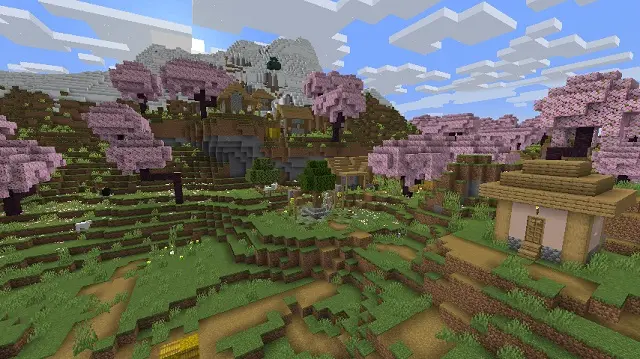30 Best Cherry Blossom Seeds In Minecraft 2024 Village In The Cherry Goove