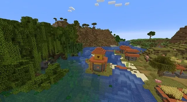 30 Best Minecraft Village Seeds 2024 Delayed Swamp Villages