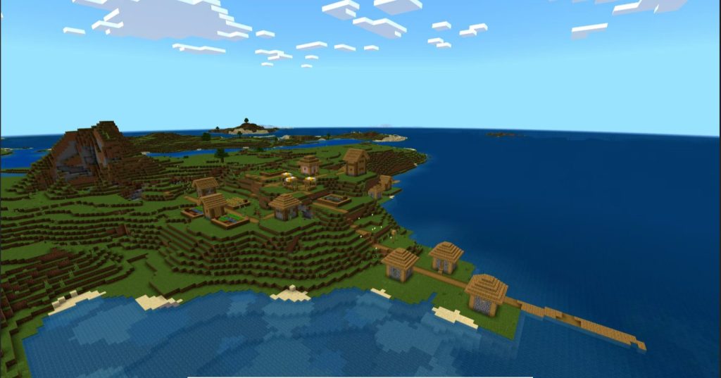 30 Best Minecraft Village Seeds 2024 The Coastal Village