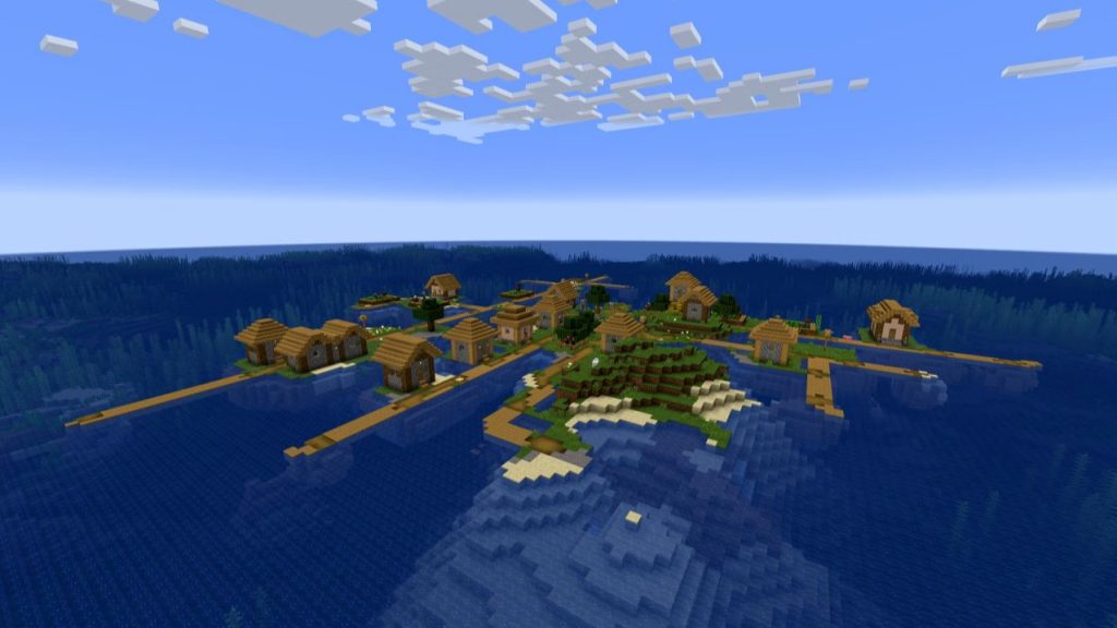 30 Best Minecraft Village Seeds 2024 The Floating Village