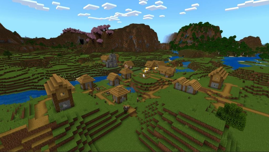 30 Best Minecraft Village Seeds 2024 The Plains Village