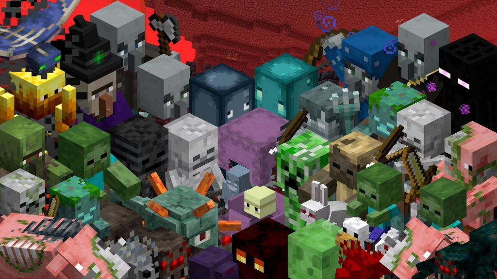 Minecraft Mobs Complete List 2024 Hostile