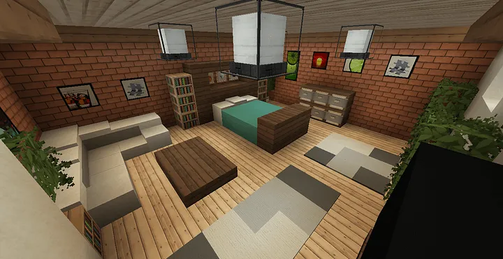 20 Best Minecraft Interior Designs Ideas 2024 Decorative Bedroom