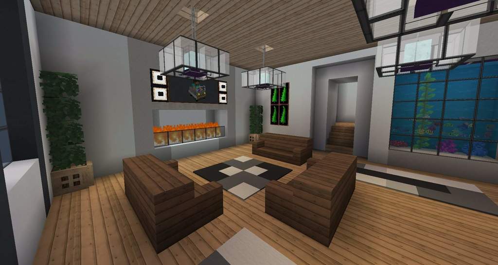 20 Best Minecraft Interior Designs Ideas 2024 Grand Family Room