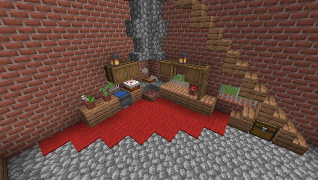 20 Best Minecraft Kitchen Designs Ideas 2024 Cabin Corner Kitchen