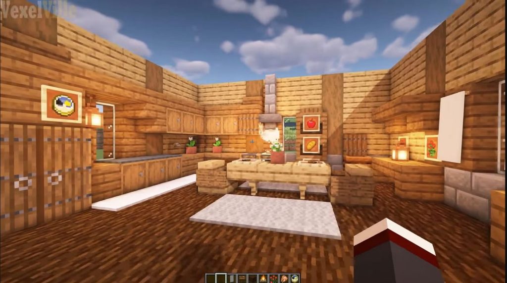 20 Best Minecraft Kitchen Designs Ideas Kitchen Living Room Combo
