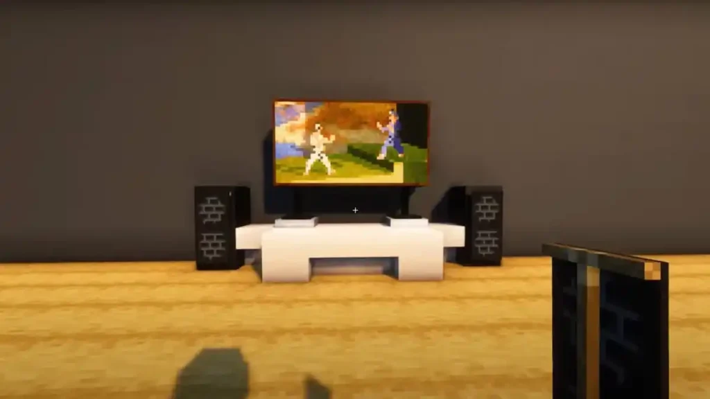 20 Best Minecraft Living Room Designs Ideas 2024 Entertainment System And Tv