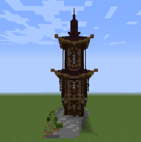 20 Best Minecraft Tower Designs Ideas 2024 Oriental Steampunk Tower