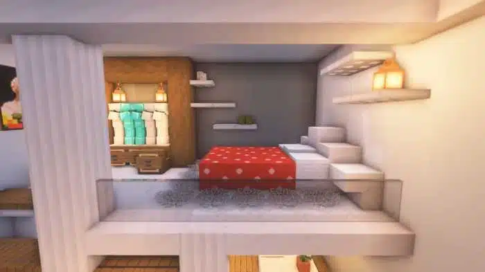 20 Best Minecraft Bedroom Designs Ideas 2024 Loft Bedroom