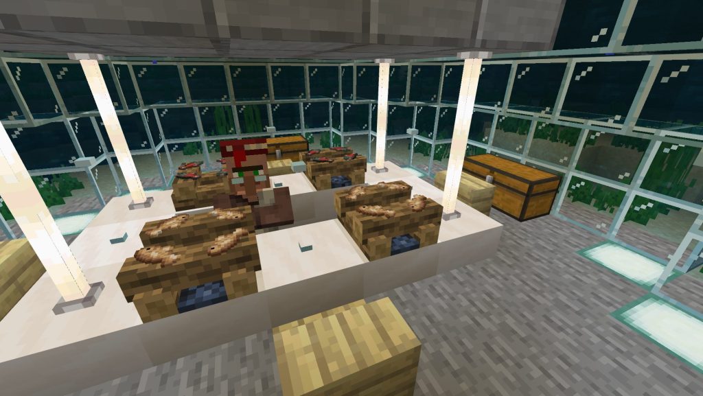 20 Minecraft Kitchen Designs Ideas 2024 Underwater Sushi Kitchen