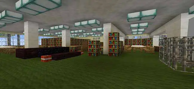 20 Minecraft Library Designs Ideas 2024 Highschool Library