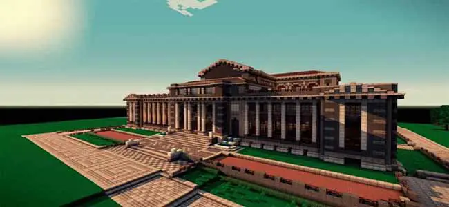 20 Minecraft Library Designs Ideas 2024 Large Exterior