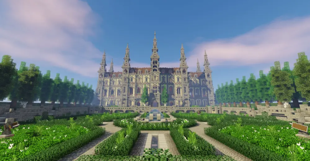 25 Best Minecraft Garden Designs Ideas 2024 Castle Courtyard