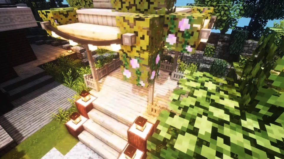 25 Best Minecraft Garden Designs Ideas 2024 Gazebo Garden
