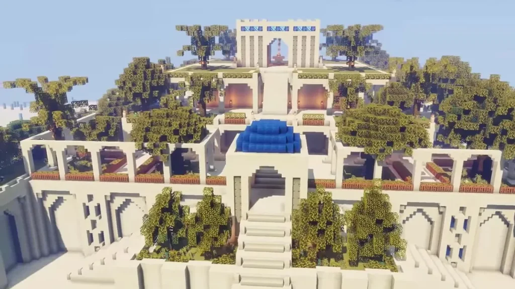 25 Best Minecraft Garden Designs Ideas 2024 Hanging Gardens Of Babylon