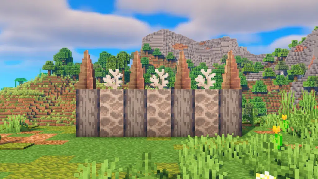 25 Best Minecraft Wall Designs Ideas 2024 Coral Wall