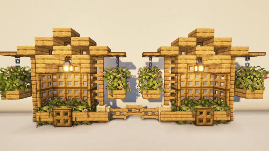 25 Best Minecraft Wall Designs Ideas 2024 Fence And Trapdoor