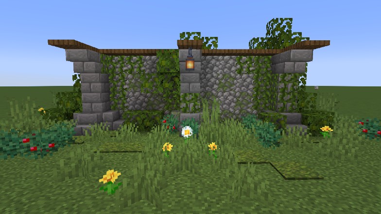 25 Best Minecraft Wall Designs Ideas 2024 Overgrown Wall