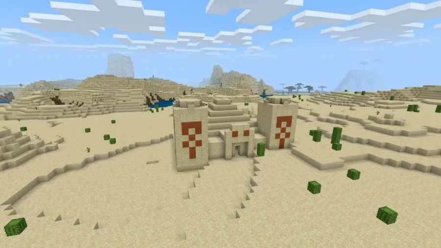 30 Best Minecraft Pe Seeds 2024 Desert Temple Loot