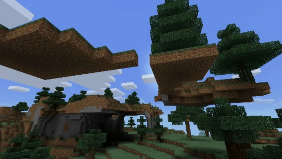 30 Best Minecraft Pe Seeds 2024 Floating Woodland