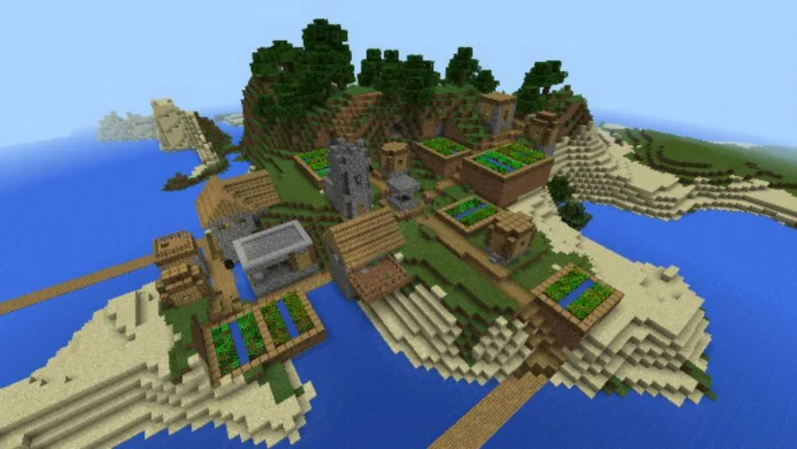 30 Best Minecraft Pe Seeds 2024 Hillside Village