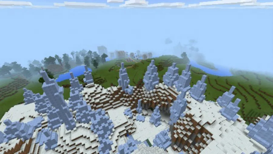 30 Best Minecraft Pe Seeds 2024 Icy Tundra