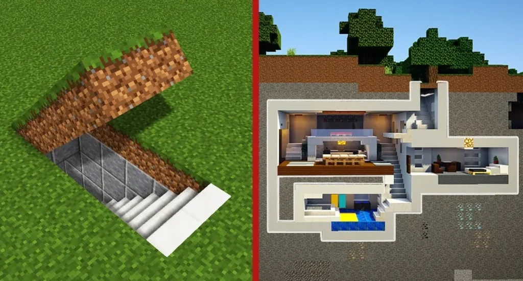 30 Best Minecraft Underground Base Ideas 2024 Secret Base