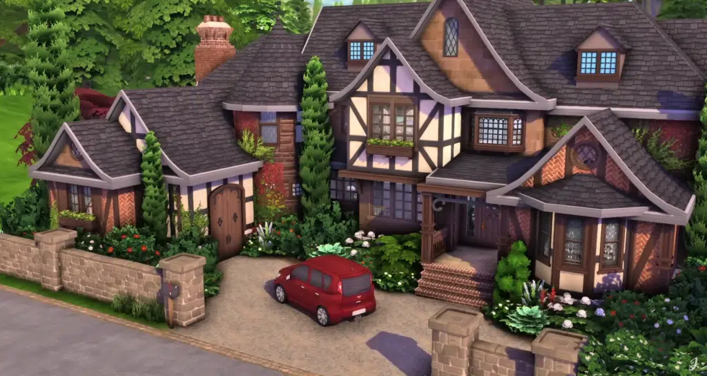 30 Best Sims 4 House Ideas 2024 Large Tudor Family House