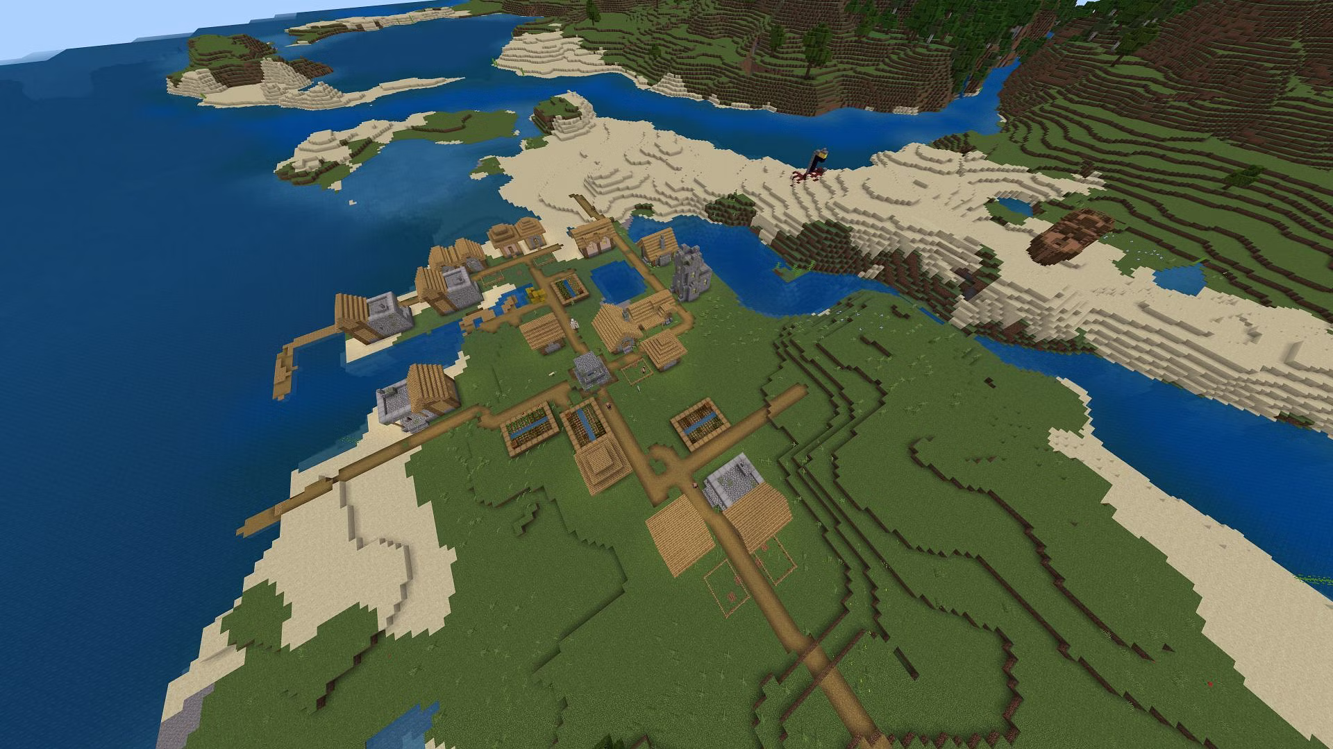40 Best Minecraft Bedrock Seeds For 1.20 2024 Blacksmith Village