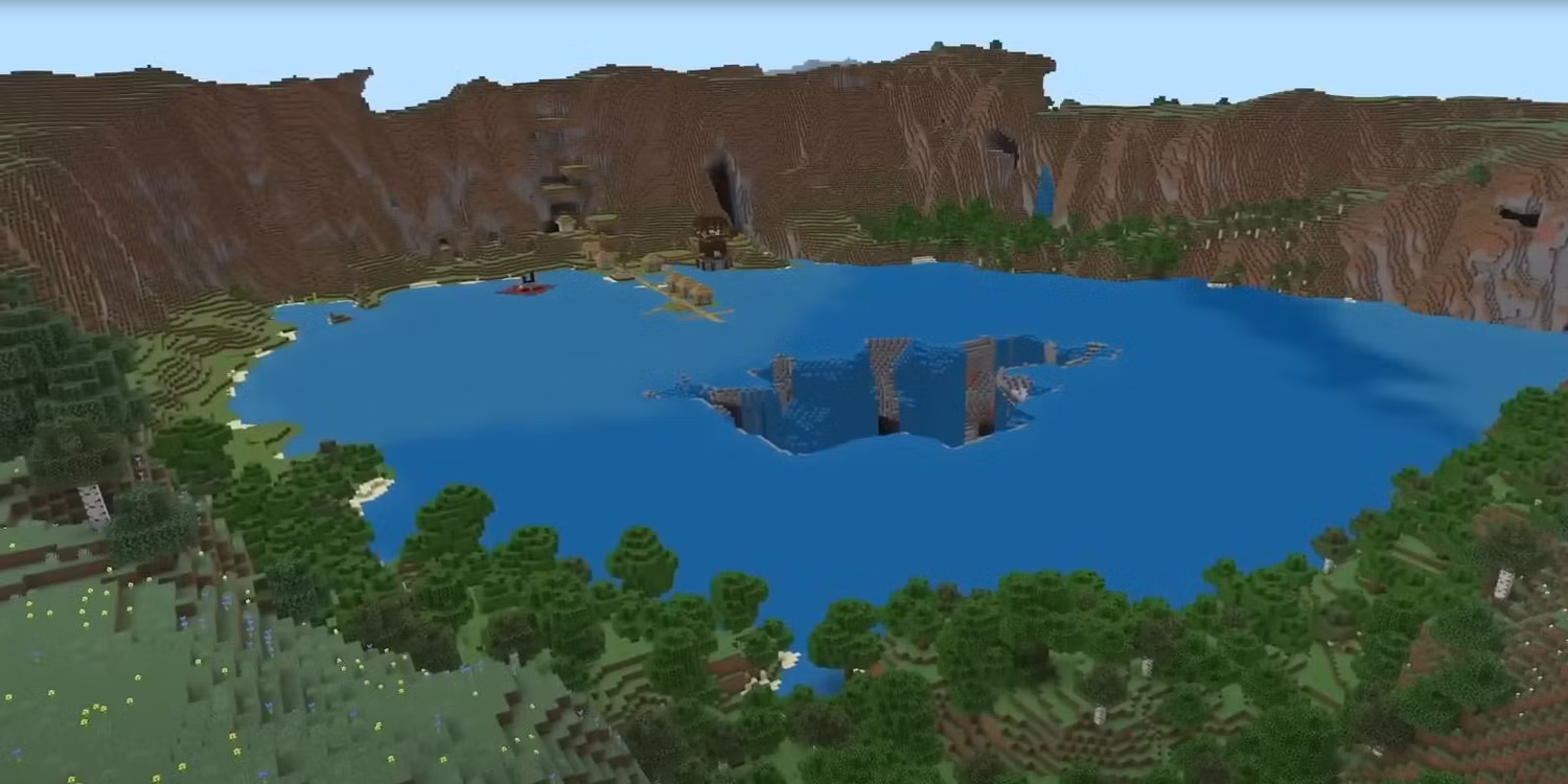 40 Best Minecraft Bedrock Seeds For 1.20 2024 Mysteriours Sinkhole