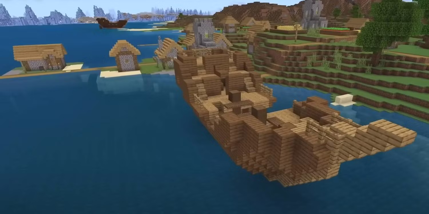 40 Best Minecraft Bedrock Seeds For 1.20 2024 Shipwheck Village