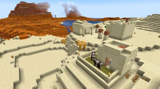 40 Best Minecraft Seeds 2024 Desert Village Seed