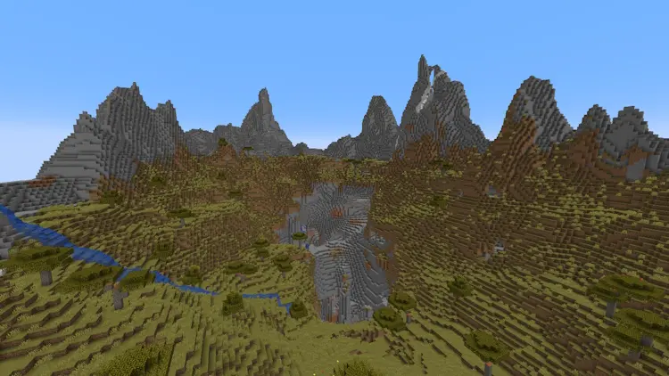 40 Best Minecraft Seeds 2024 Spikey Stony Peaks And A Large Dripstone Cave