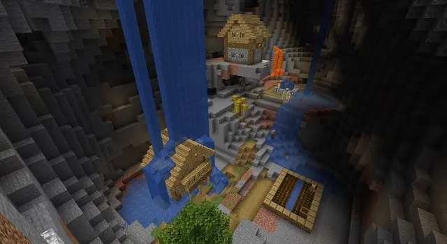 40 Best Minecraft Seeds 2024 Village Inside Ravine