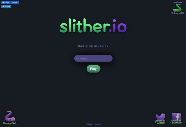 60 Best Browser Games 2024 Slither Io