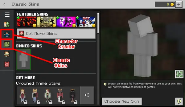How To Change Your Skin In Minecraft 2024 Menu Skins 1