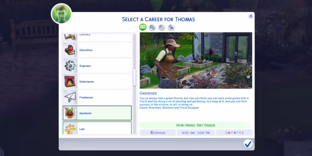 19 Highest Paying Careers In The Sims 4 Botanist