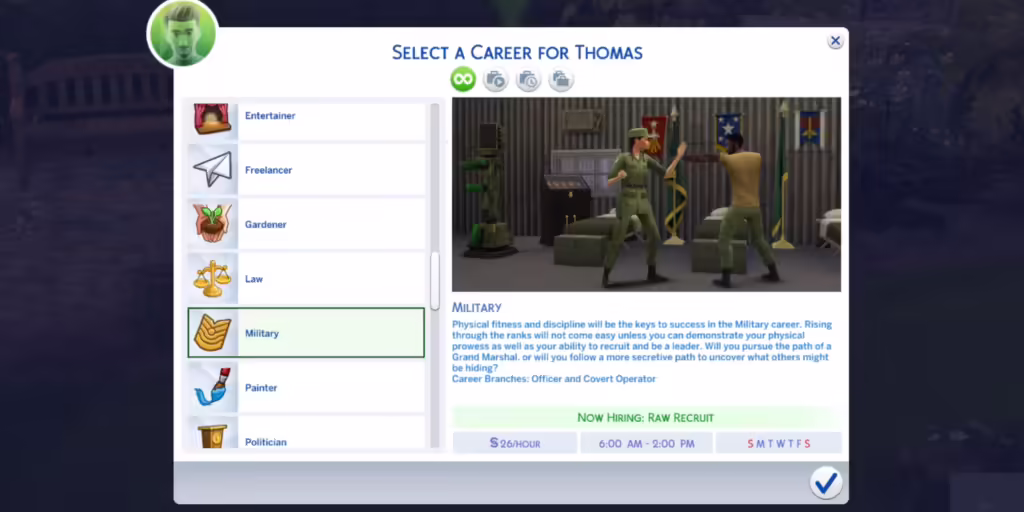 19 Highest Paying Careers In The Sims 4 Military