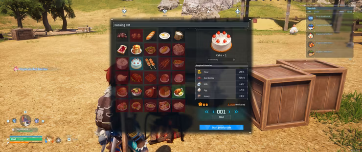 How To Get Make Cake In Palworld Recipe