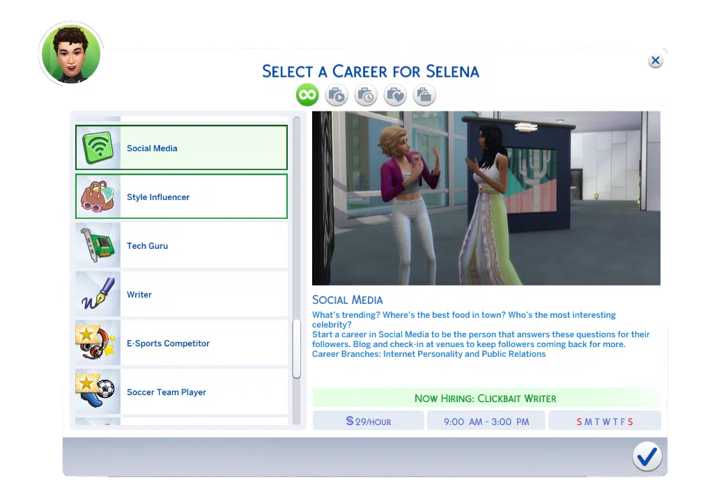 Sms 4 Careers Complete List 2024 Social Media