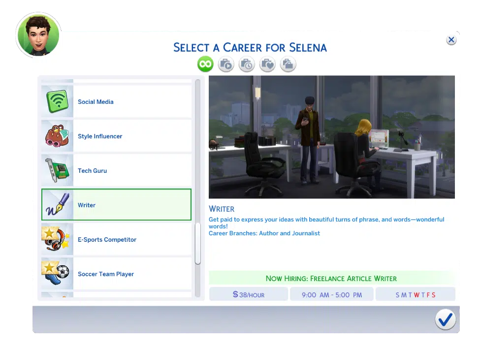 Sms 4 Careers Complete List 2024 Writer