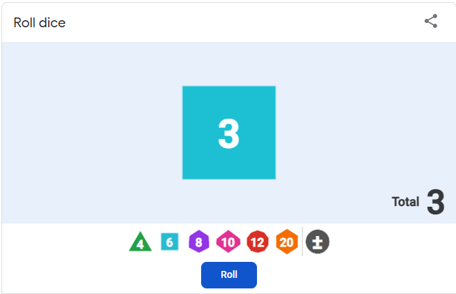 30 Google Hidden Games You Should Play 2024 Roll A Dice